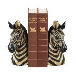   1220 Zebra   Decorative Bookend, Zebra Print Finish