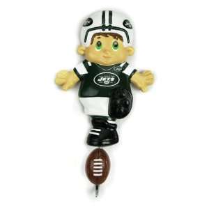   York Jets Hand Painted Football Mascot Wall Hooks 7 Home & Kitchen