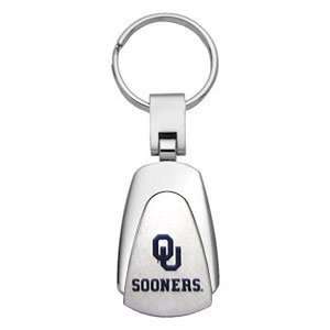  OKLAHOMA SOONERS OFFICIAL LOGO LASER ETCHED KEYCHAIN 