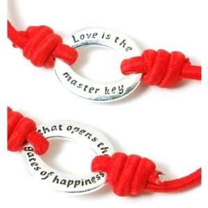  Love Is A Master KeyOpens Gates of Happiness Bracelet 