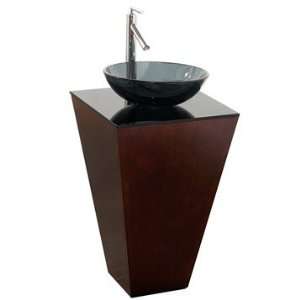  Esprit Custom Bathroom Pedestal Vanity Set by Wyndham 