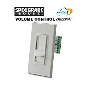 Leviton SGVST W Decora Strauss Volume Control Leviton Spec Grade Sound