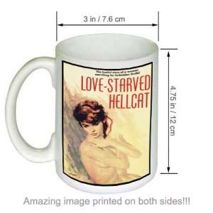  Love Starved Hellcat Vintage Pulp Novel Cover Retro Art 