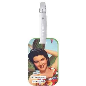  Anne Taintor Alleged Luggage Tag: Home & Kitchen