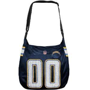  NFL San Diego Chargers Navy Blue Veteran Jersey Tote Bag 