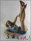 PIN UP GIRL Kunststofffigur Figurine aus den 50er Jahren Höhe 52 cm 
