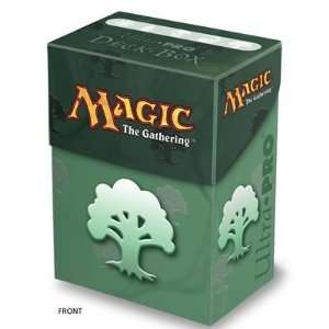   (MTG) Mana Deck Box   GREEN (with Colored Divider) Toys & Games