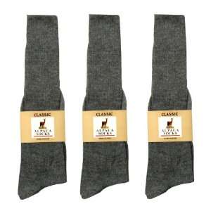 Alpaca Classic Socks   3 Pairs Large   Gray Everything 