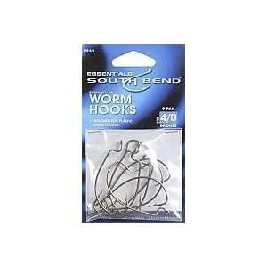 South Bend Fishing Lures Worm Hooks (9 Pack ) Size 4/0  