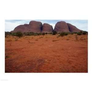 /Superstock SAL10961110B Rock formations on a landscape, Olgas, Uluru 