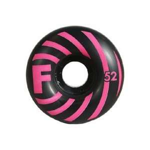Foundation Vertigo Black/Pink 52mm Wheels:  Sports 