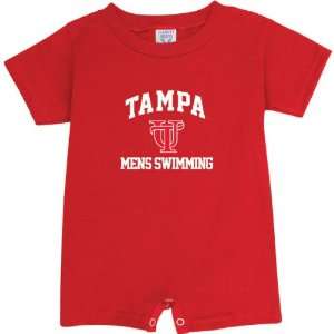  Tampa Spartans Red Mens Swimming Arch Baby Romper: Sports 