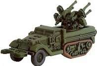 Axis & Allies 22/45s D Day M16 Half Track  