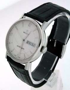 Milus Xephios NEW Day, Date Stainless Steel Mens Watch  