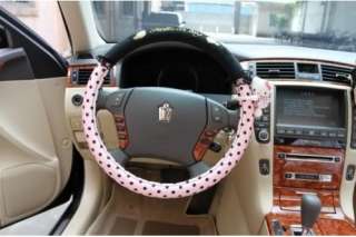 Neu Hello Kitty Auto Lenkrad Bezug Steering Wheel Cover  
