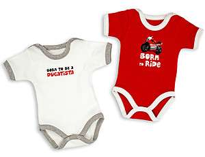Ducati Corse 2012 Baby Body Set Weiß + Rot born to ride / be a 