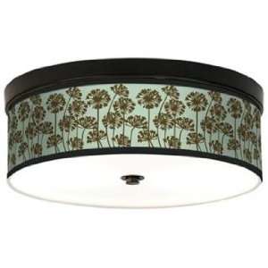  Stacy Garcia African Lily Ice CFL Bronze Ceiling Light 