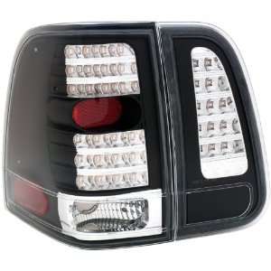 Anzo USA 311097 Lincoln Navigator 4 Pcs Black LED Tail Light Assembly 