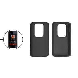   Rubberized Hard Plastic Case Cover Black for Nokia N900: Electronics