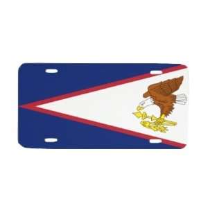 American Samoa Flag Vanity Auto License Plate