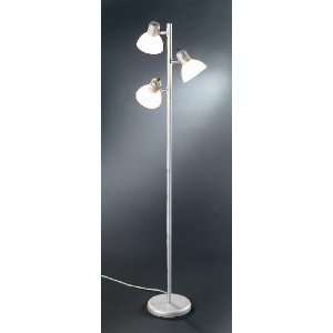  3 Light Tree Lamp Metallic Silver tone