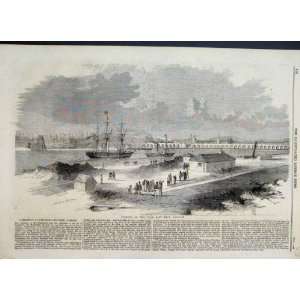   Bute East Dock Cardiff Bridge Ship Print 