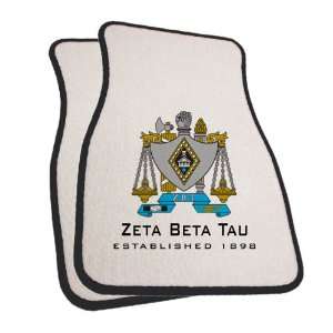  Zeta Beta Tau Car Mats 