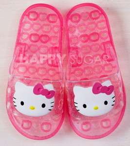 Girl Hello kitty PINK Kids Slippers Sandals Flips Flops SHOES for 