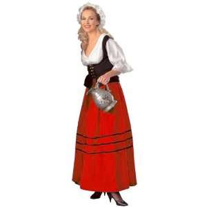  Tavern Wench Deluxe Red Oktoberfest Costume Toys & Games