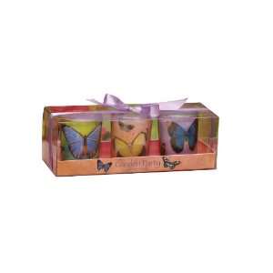   Glow Garden Party Butterfly Votive Candle, 3 Piece