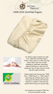 ORGANIC COTTON BABY MATTRESS CRIB SHEET BED COVER  