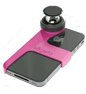 Kogeto DOT Case 360 Degree Video Lens for iPhone 4/4S (Pink 