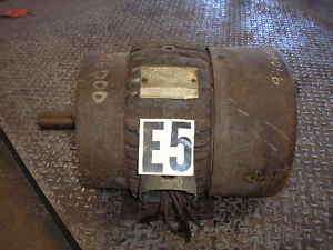 General Electric 7.5 HP Motor 1755 RPM 230/460 Volts  