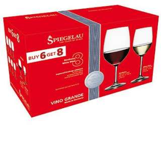   Spiegelau Vino Grande Bordeaux & White Wine Value Pack , Buy 6 get 8