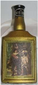 Jim Beam Night Watch Rembrandt Whiskey Bottle  