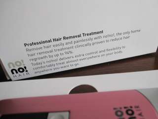 BRAND NEW no no HAIR Pink 8800 Professional Hair Removal KIT System 