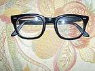 Horn Rimmed Vintage Rockabilly Eye Vtg Black Drew Carey Glasses