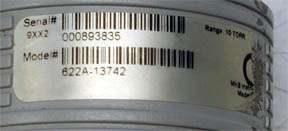 MKS Baratron Pressure Transducer 622A 13742  