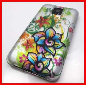   EXOTIC FLOWERS HARD SHELL CASE COVER LG T MOBILE G2X PHONE ACCESSORY