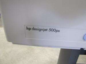 Hewlett Packard DesignJet 500 PS Wide Format Printer Plotter  