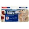 Sanft & Sicher Toilettenpapier 3 lagig, 4er Pack (4 x 10 Rollen)