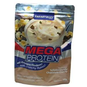 Energybody Mega Protein m. Knusperflocken, Schoko Crunchy, 1er Pack (1 