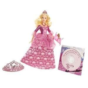   Barbie als Prinzessin Cinderella mit Musik CD  Spielzeug