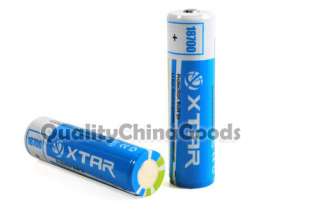   Charger + 2x XTAR 18700 3.7V 2200mAh Rechargeable Battery  