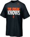 San Francisco Giants Black Nike The Freak Knows T Shirt