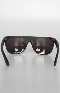 Super Sunglasses The Flat Top Sunglasses in Matte Black  Karmaloop 