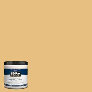 BEHR Premium Plus 8 oz. Honey Bear Interior/Exterior Paint Tester 