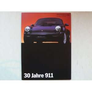 Prospekt / brochure   Porsche 911 (964)   30 Jahre 911   Original 