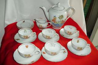 Schirnding Bavaria Germany Quality Porcelain Childs Tea Set   19 