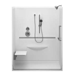 Delta 63 In. X 39 In. Contemporary Shower System in White 6K6339AF00 